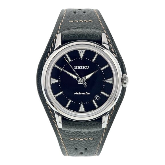 Seiko Prospex Alpinist Steel Black Dial 36.6mm Automatic Men’s Watch SJE085J1 - Picture 1 of 9